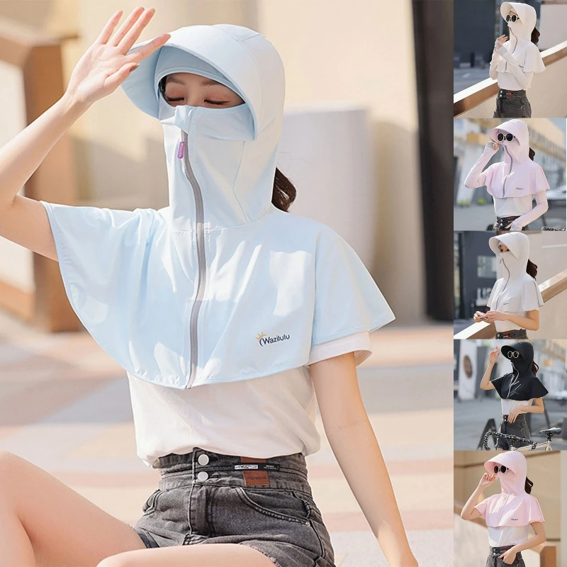 

Универсальная пляжная Солнцезащитная шляпа с полной защитой от УФ-лучей, моющаяся, Солнцезащитная шляпа, подарок для девушки, летняя, Повсе...