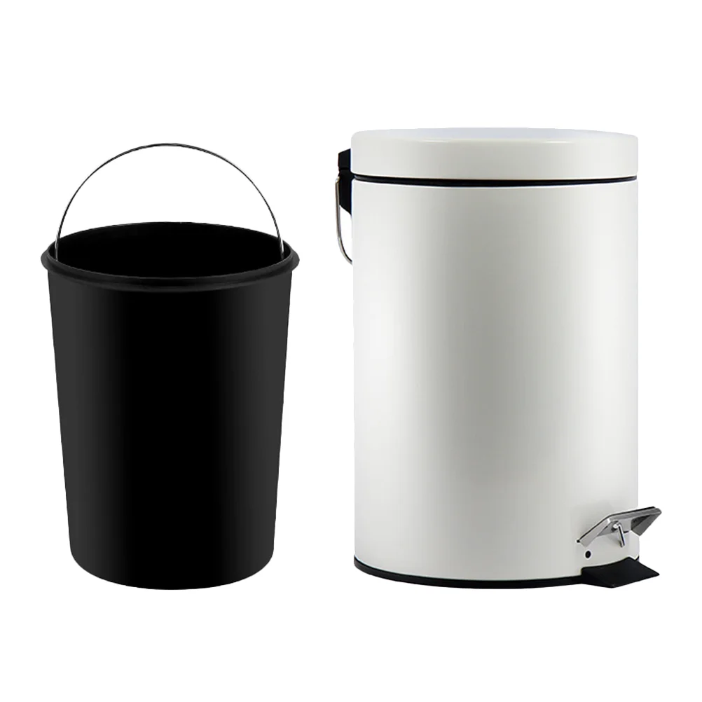 

Pedal Design Trash Can Household Waste Bin Decorative Pedal Garbage Cans with Lid