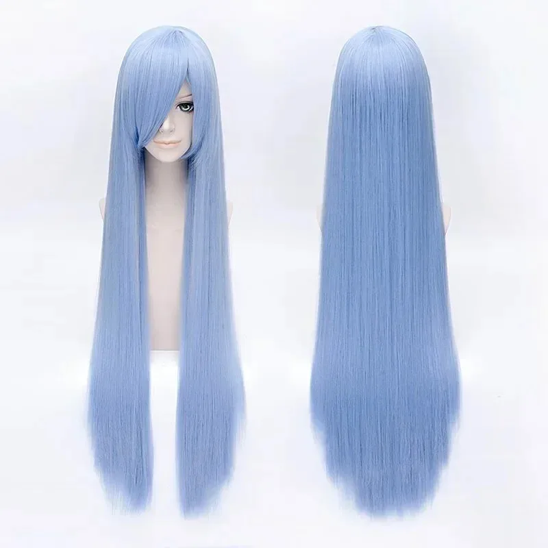 Фото Esdeath Косплей Lce Blue Синтетический Длинный Прямой Akame Ga Kill! Аниме Coser Cute Girl Высококачественный парик Daily Party CVV,. ;;5765B №1