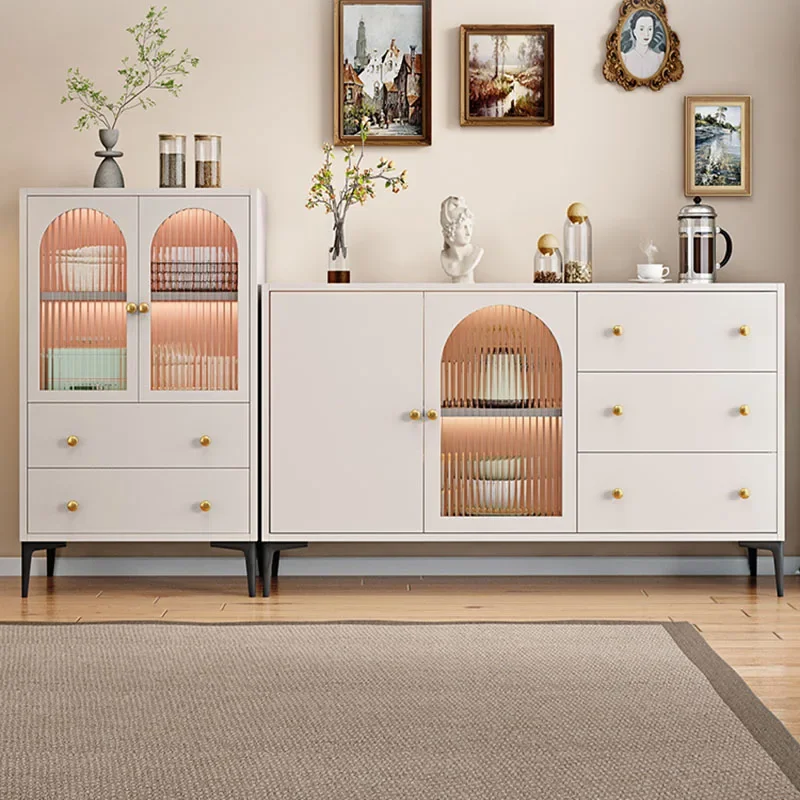 Открытые шкафы мебельная витрина во французском стиле многофункциональный