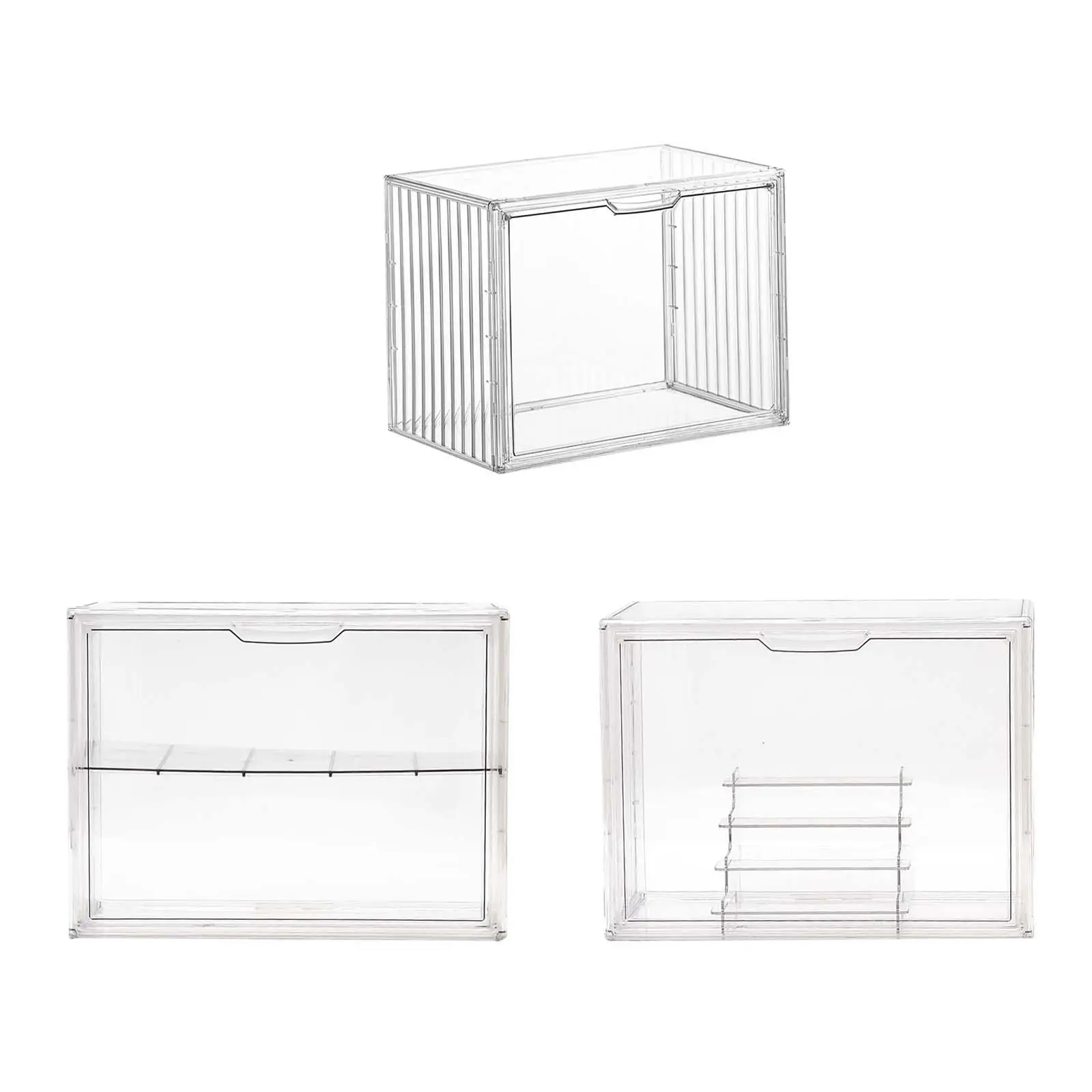

Handbag Organizer Storage Box Drop Front Display Case Storage Bins