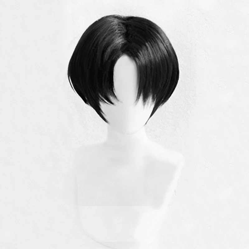

High Quality Killing Stalking Yoon Bum Yoonbum Wigs Short Black Heat Resistant Cosplay Costume Wig+Wig Cap Halloween Accessories