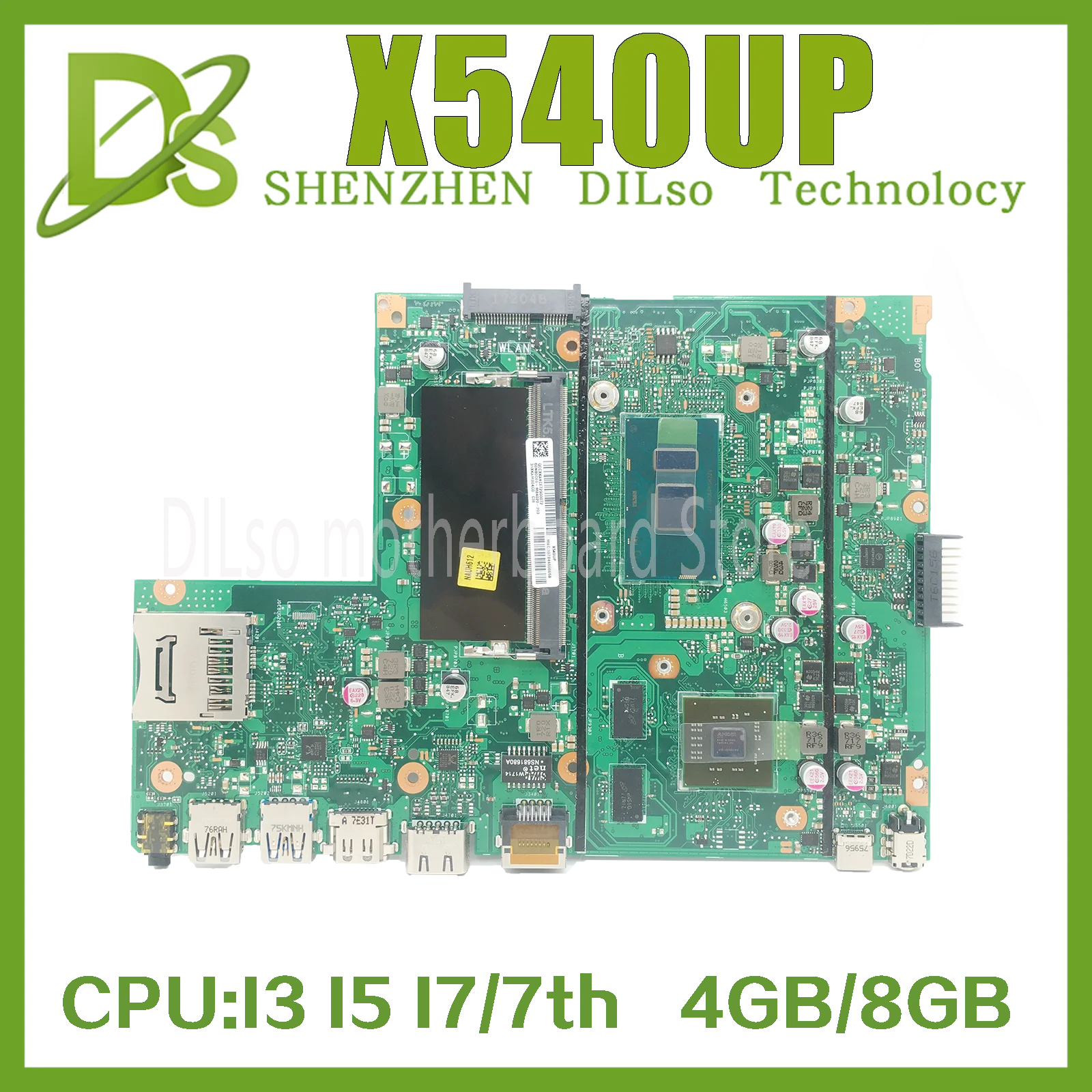 KEFU X540UP     ASUS VivoBook R540UP R540U X540U F540U X540UPR   4G/8G-RAM I3 I5 I7-7th 8th 100% 
