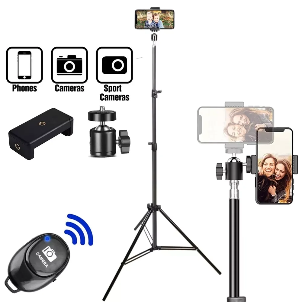 

Tripod For Phone Holder Stand For Smartphone Holder For Phone Tripod For Camera Vlogging Kit Selfie Led Ring Light Tripe Mobile
