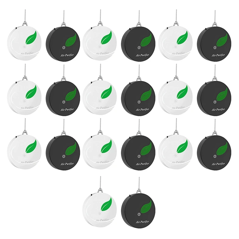 

20 Pack Personal Wearable Air Purifier Necklace Portable Air Freshener Ionizer Negative Ion Generator for Adults Kids