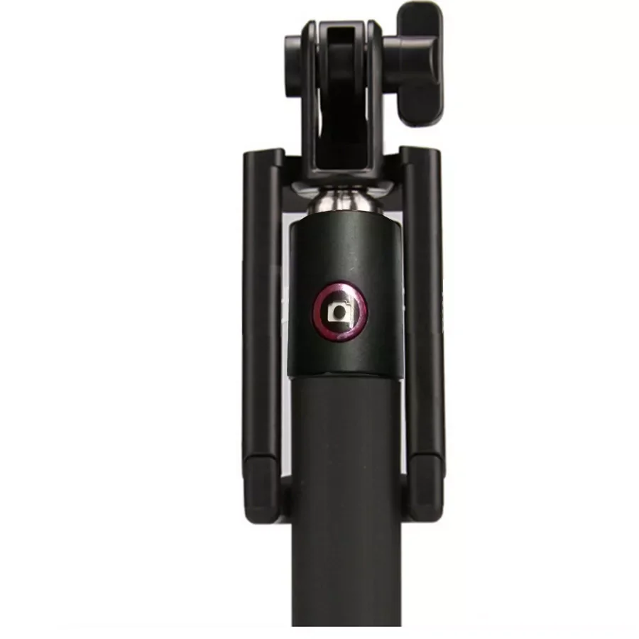 

Non-slip Handle Portable Extendable Monopod Self-Pole Handheld Wired Selfie Stick 180 Degree Adjustable For iPhone Smartphone