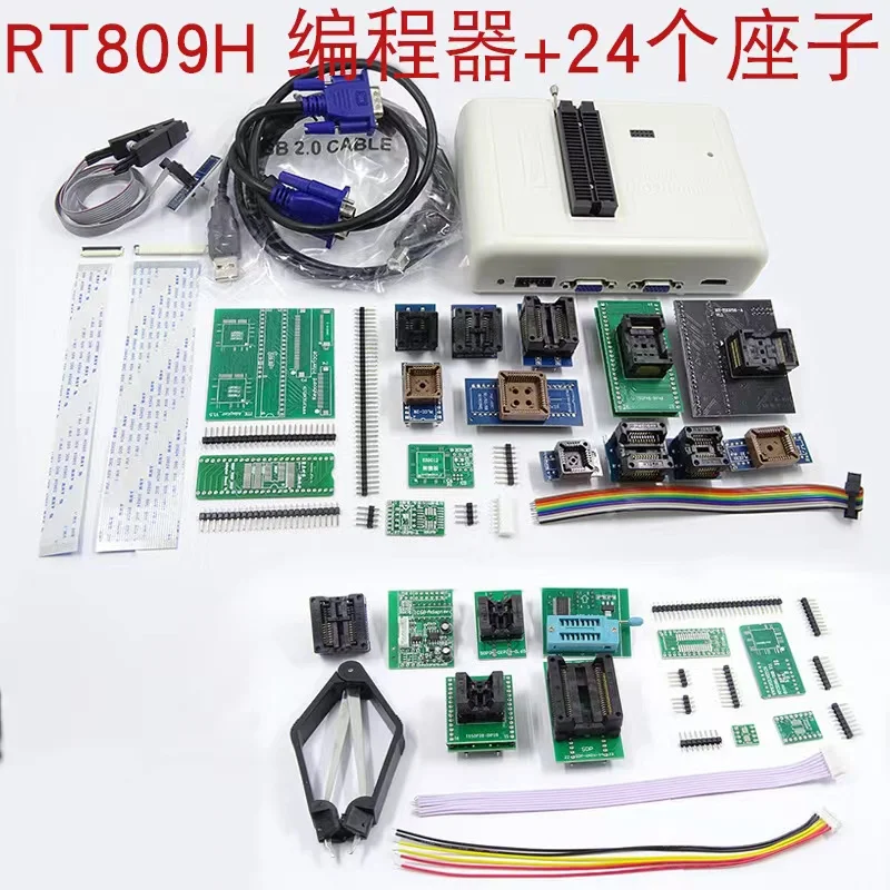 Kup Oryginalny Rt809h Programista Z BGA48 BGA63 BGA64 BGA169 Adapter EMMC Nand Flash TSOP48