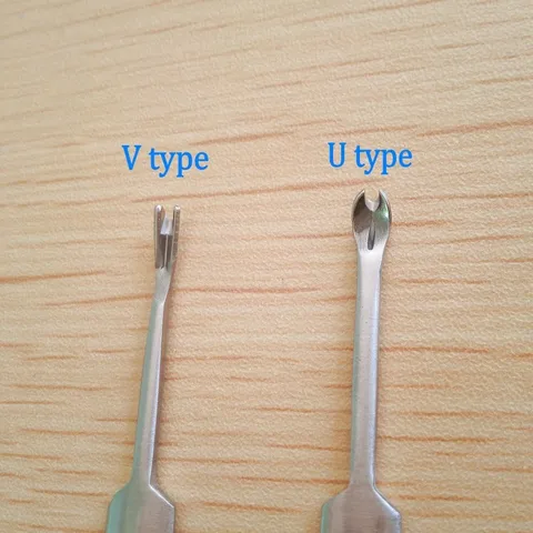 V-образная строчка по краю, скошенный инструмент для кожевенного ремесла, идеальный инструмент - изображение