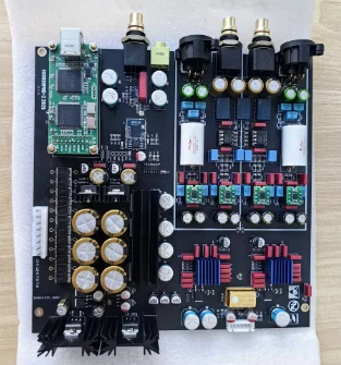 Фото Двойная плата декодера ЦАП ES9038PRO с поддержкой DSD 384K/32 бит для оптической коаксиальной аудиосистемы HiFi №2