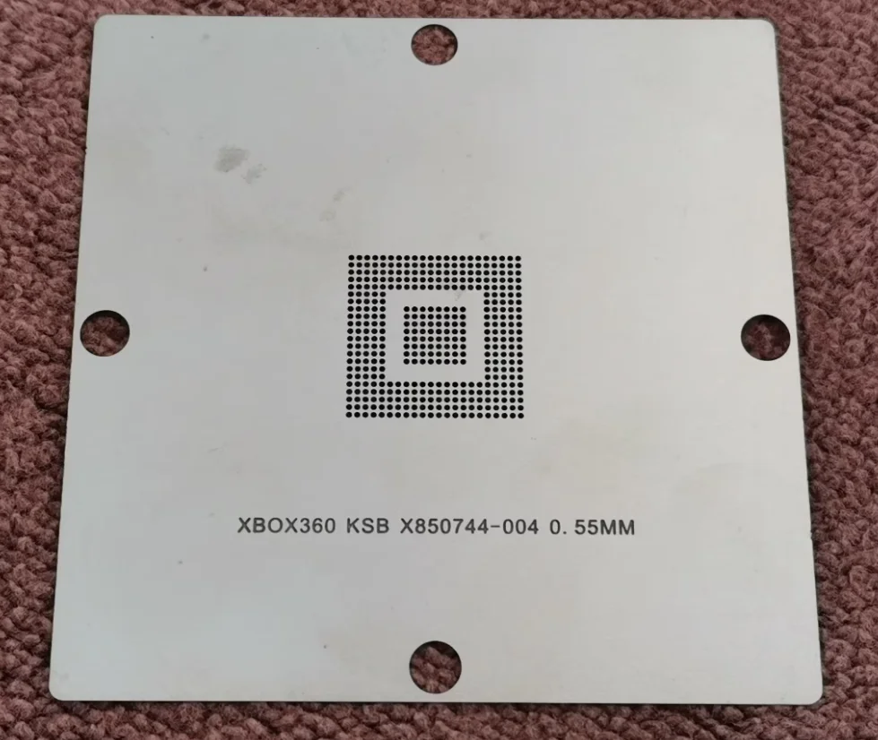 Трафарет для реболлинга BGA процессора XBOX360 графического CSP HANA GPU-B CPU-A01