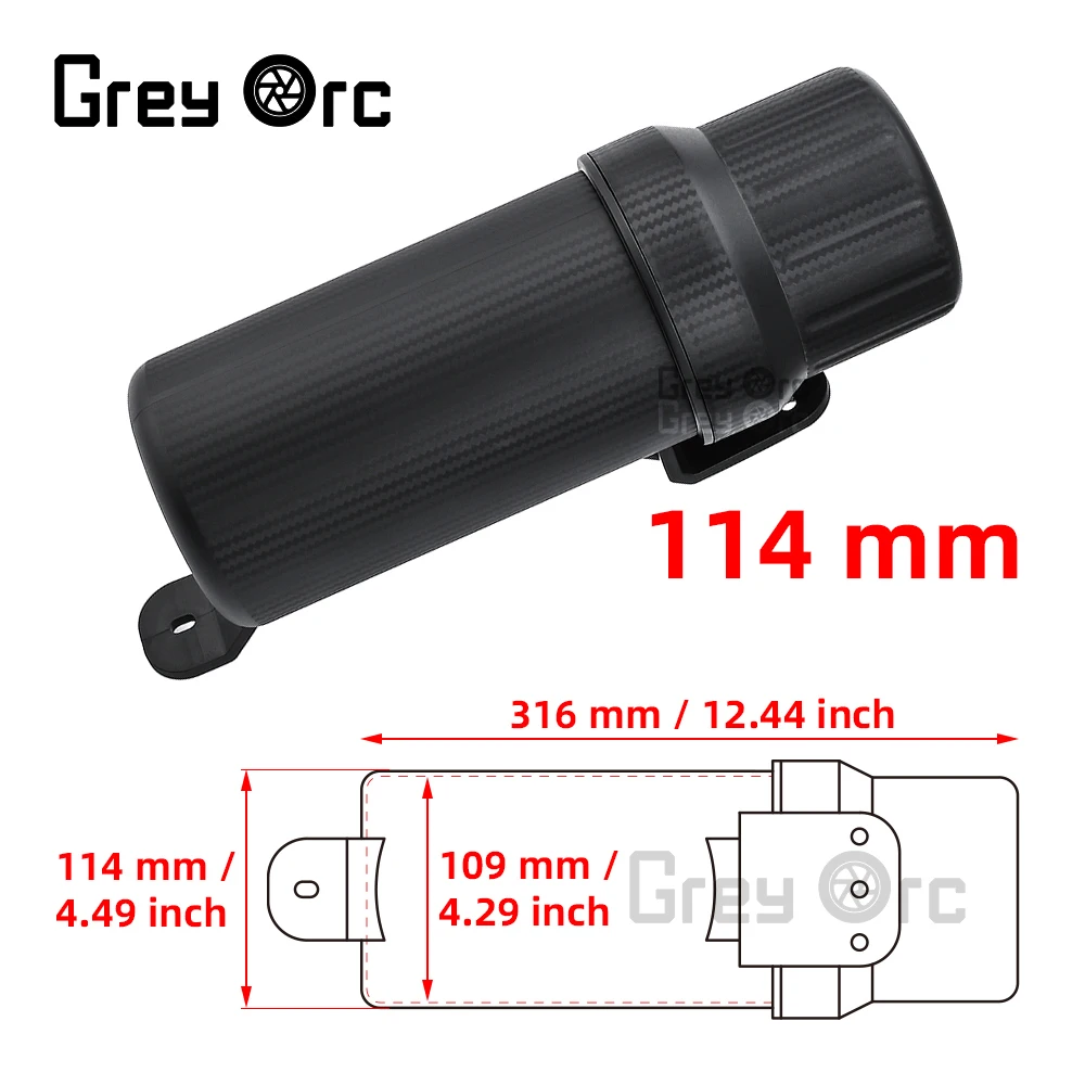 

Универсальные аксессуары для мотоциклов, серая трубка для инструментов, водонепроницаемая трубка для хранения перчаток для BMW Honda Yamaha Kawasaki, ящик для хранения инструментов