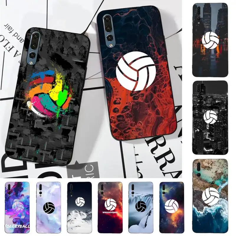 

Volleyball Painted Phone Case for Huawei P30 40 20 10 8 9 lite pro plus Psmart2019