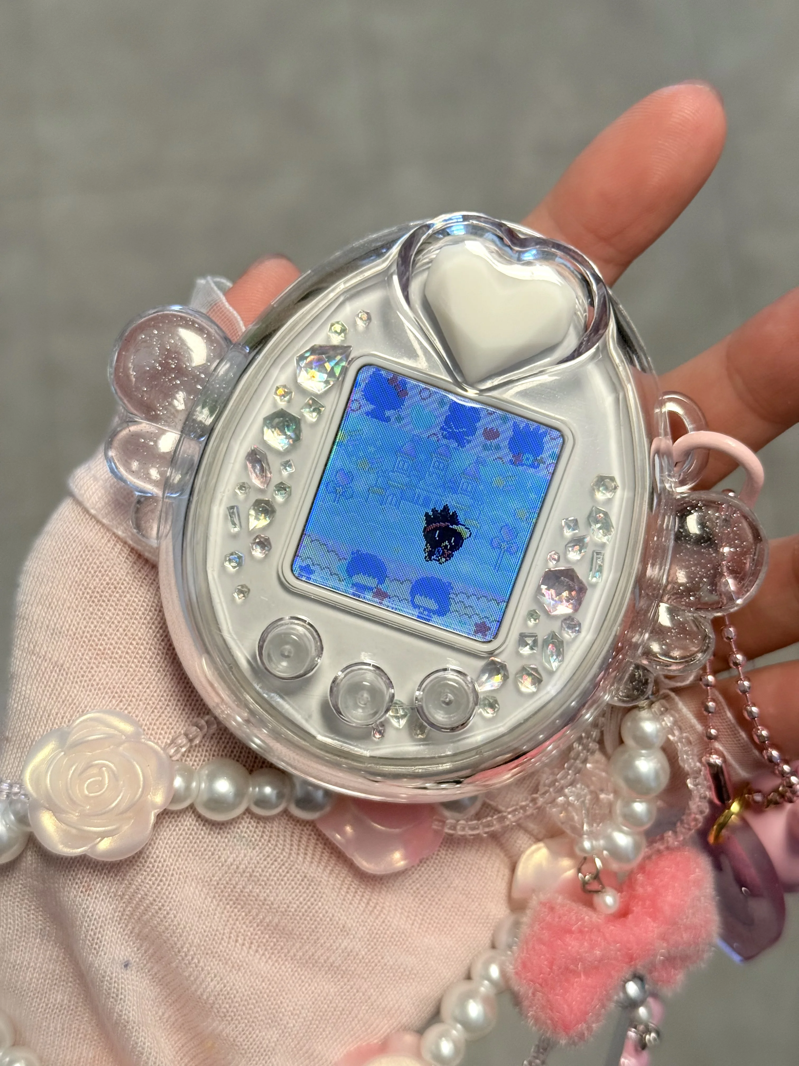 Фото Защитный чехол Ultra Clear Crystal Tamagotchi Ps Id Idl Meets Mix 4u 4u Plus, прозрачный чехол с блестками №5
