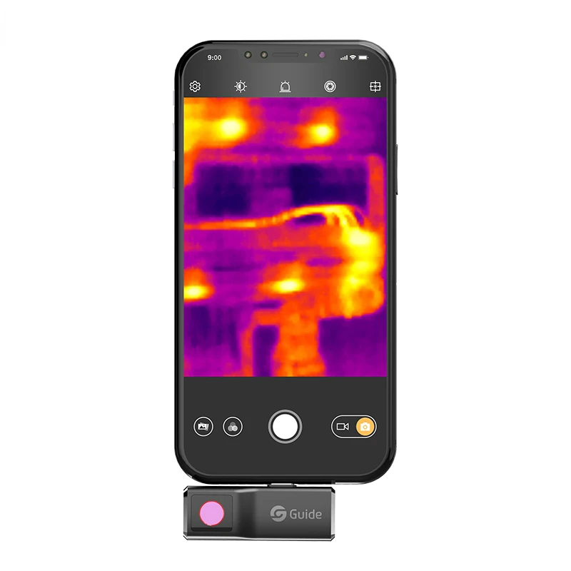 

Guide MobIR Air Thermal Camera Used for smartphones 25Hz Infrared Thermal Imaging Temperature Instruments