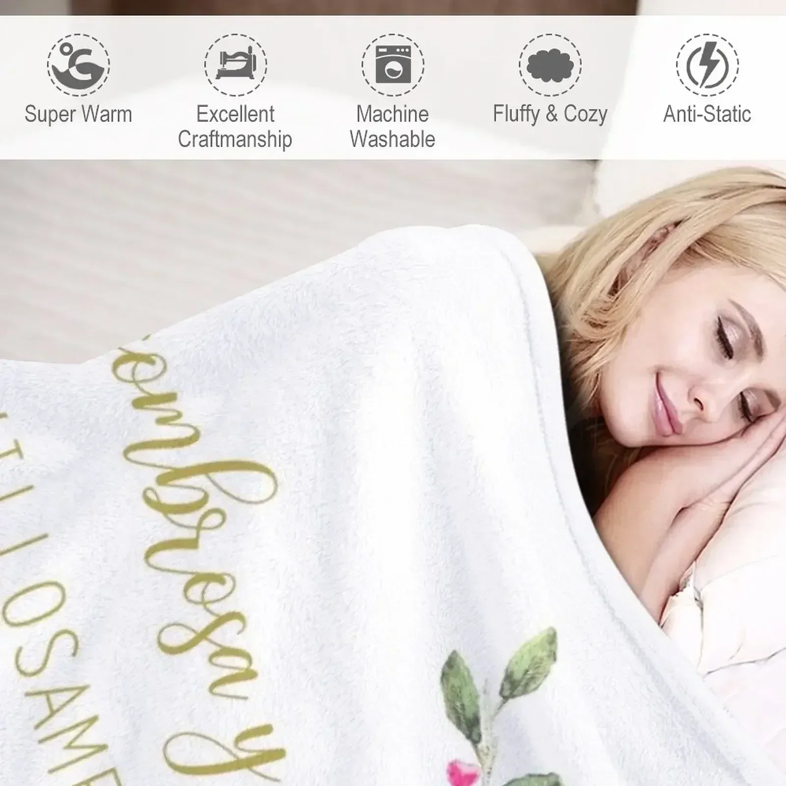 Asombrosa y maravillosamente haz sido hecha spanish bible verse Throw Blanket Giant Sofa funny gift Blankets