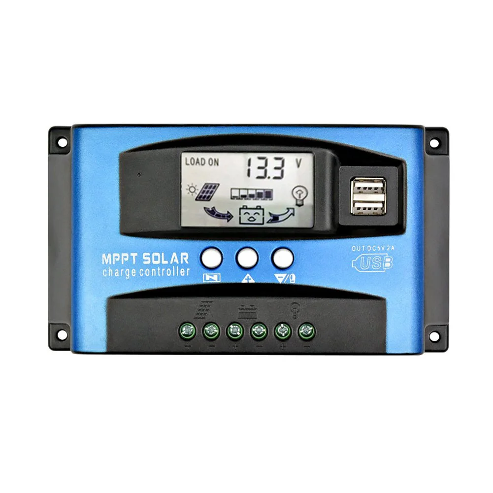 Solar Panel Battery Intelligent Controller Positive and Negative Charging Regulator for Renewable Energy Accessories