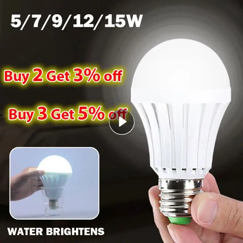 

Led Emergency Light LED Bulb E27 Led Lamp 5/7/9/12/15W Rechargeable Battery Lighting Lamp For Outdoor Bombillas Flashlights