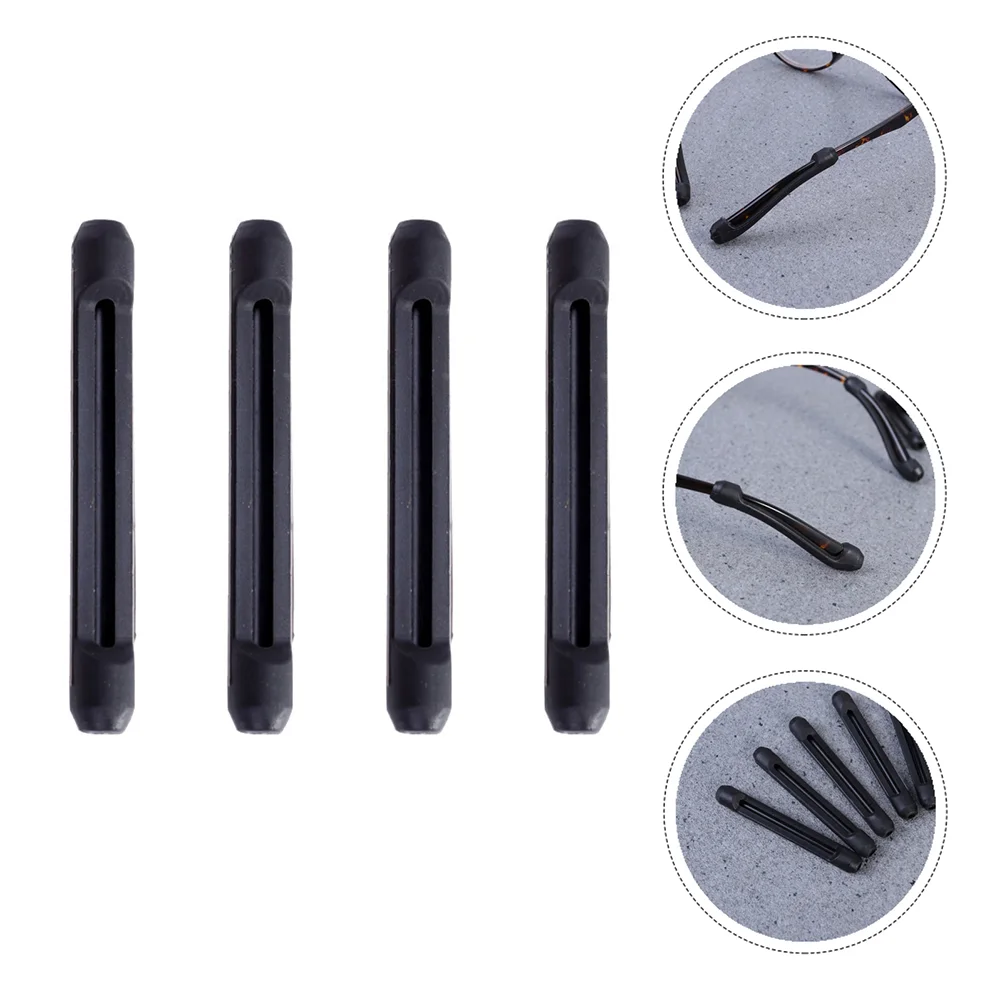 

Ear Glasses Eyeglass Temple Eyeglasses Tips Gripsiliconeanti Leg Hooks Holder Cover Tubes Grips Rubber Prevention Eyewear Sleeve