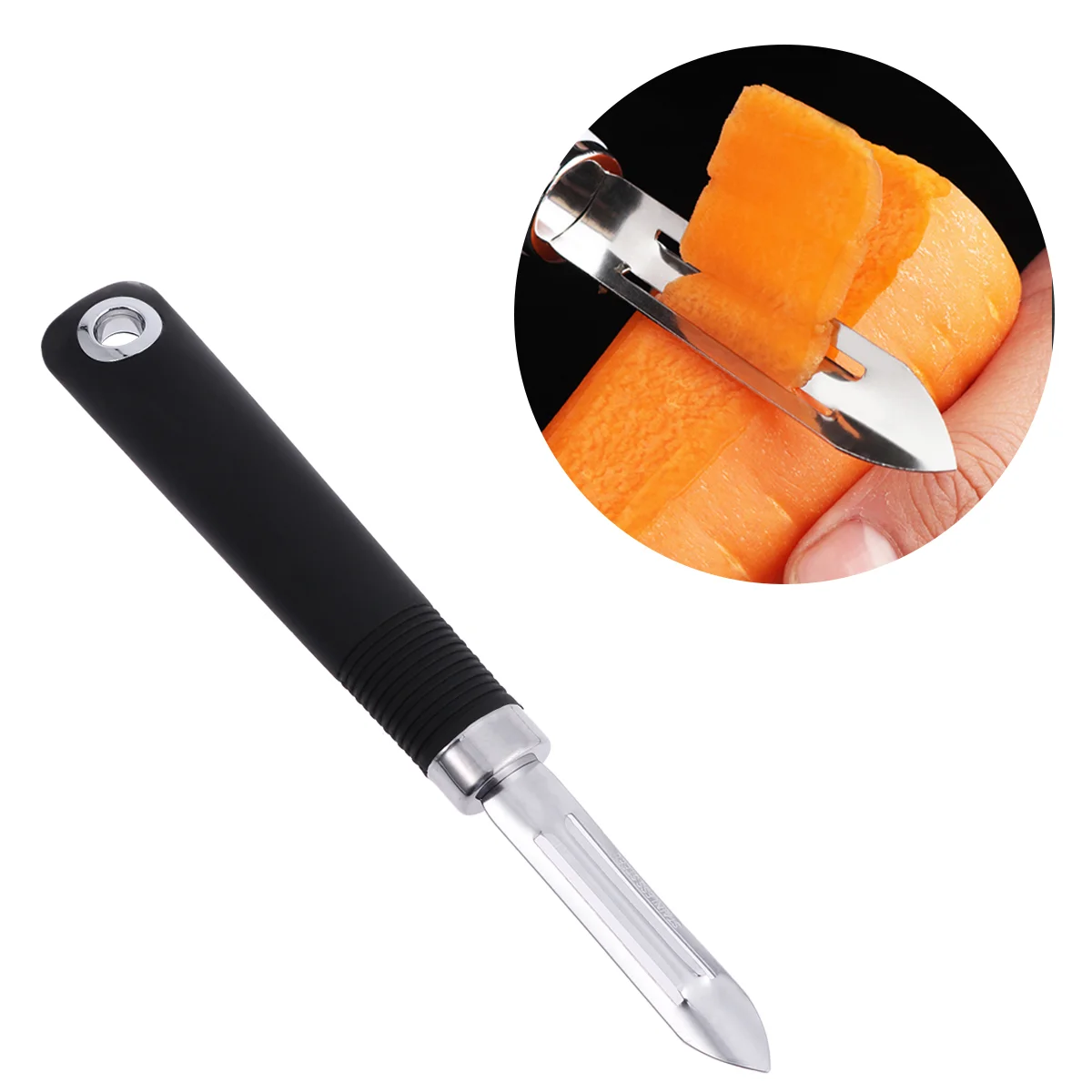 

Peeler Vegetable Peelers Stainless Steel Non Swivel Fruitfor Openers Grapefruit Veggie Opener Orange Metal Kitchen