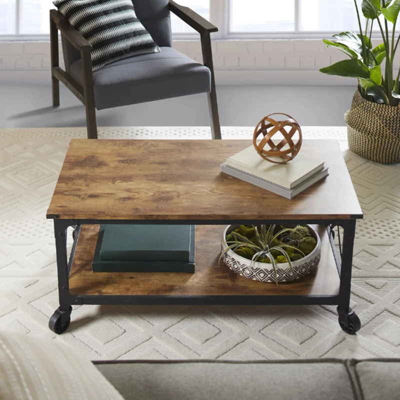 

Better Homes & Gardens Weathered Pine Finish，Rustic Country Coffee Table