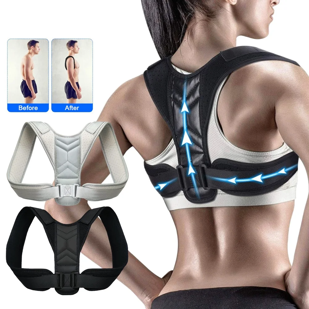 

Support Man Shoulder Belt Correction Back Home Equipment Corrector Adjustable Posture Woman Neck Postura Training Office Brace