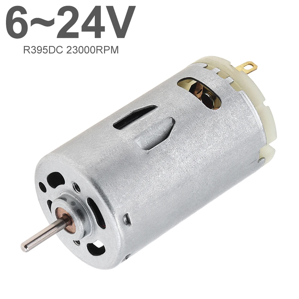 395 двигатель постоянного тока для дрели 6-24 В 23000 об/мин DIY микромотор