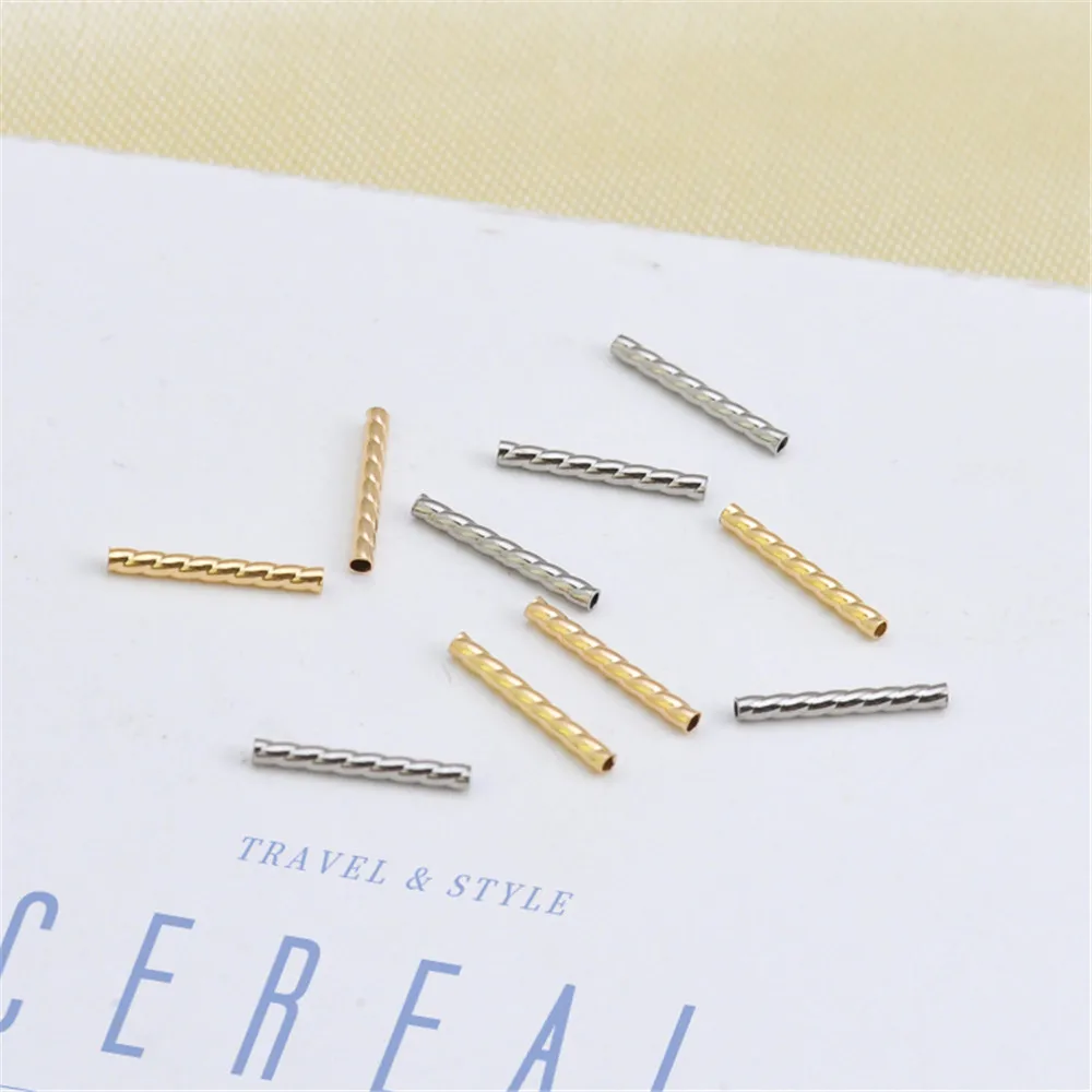 

Аксессуары из натурального жемчуга для браслета, аксессуары для ожерелья «сделай сам» под золото G14K, прямая нить, тонкие аксессуары ручной ...