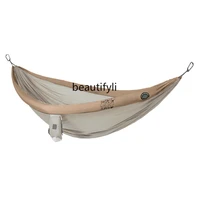 yj double inflatable hammock outdoor swing adult and children anti rollover outdoor camping anti mosquito mosquito net