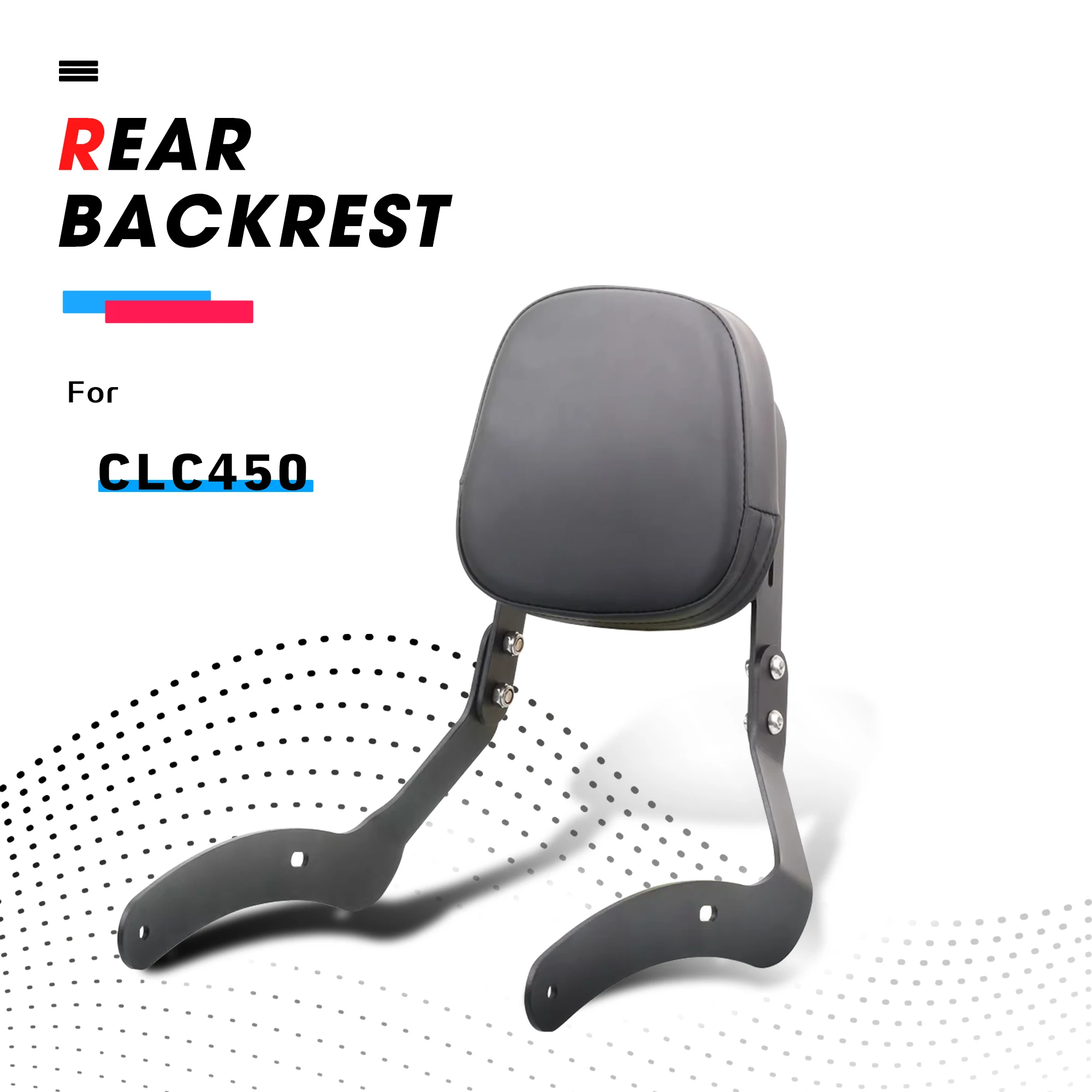 

Мотоциклетная черная съемная подушка для спинки заднего пассажира для CFMOTO 450CL-C 450CLC 450 CLC450