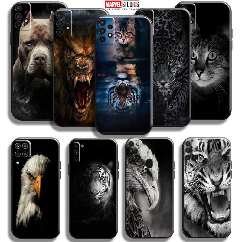 

Tiger Lion Eagle Dog Cat Wolf Phone Case For Samsung Galaxy A11 A12 A20 A21 A21S A22 A31 A32 A42 A51 A52 A70 A71 A72 5G Carcasa
