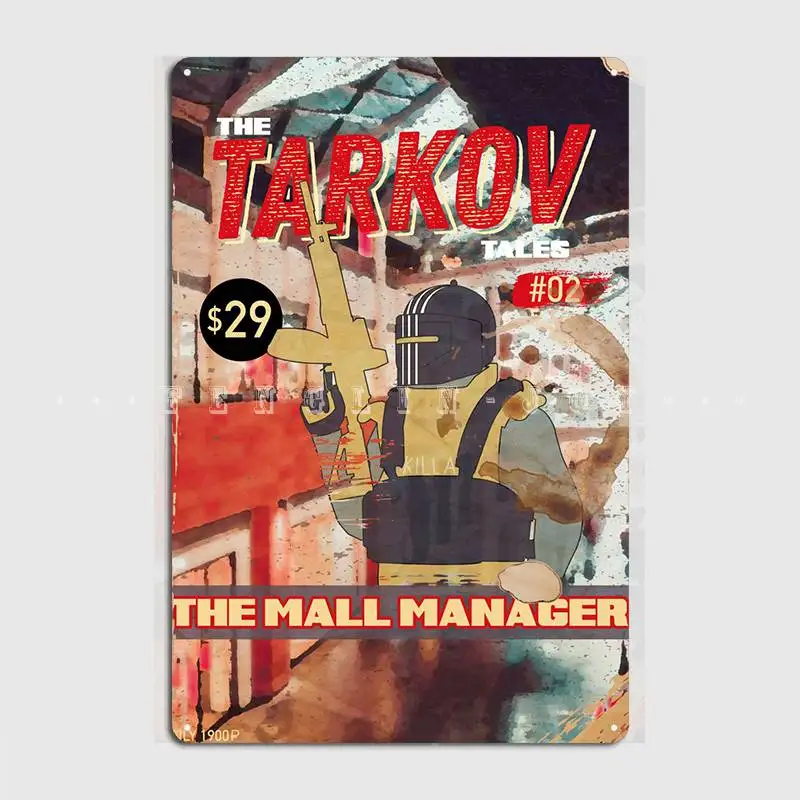 

The Tarkov Tales 02 Killa Poster Metal Plaque Wall Pub Pub Garage Design Poster Tin Sign Posters