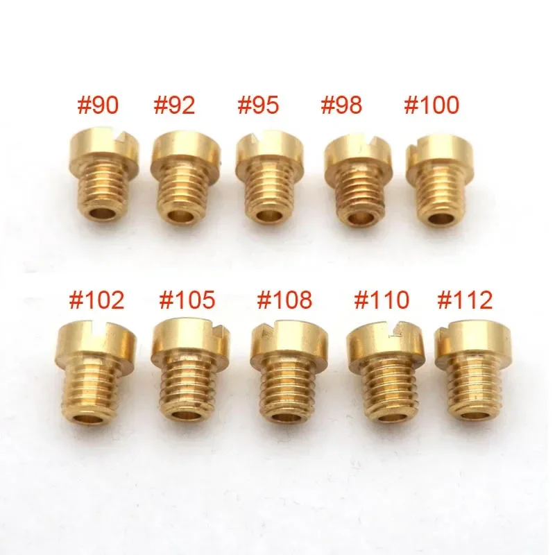 

Упаковка из 10 шт. основная струя карбюратора M6 M5 с резьбой 6 мм 5 мм для DellOrto BGM Motoforce, форсунка карбюратора, размер 50-200