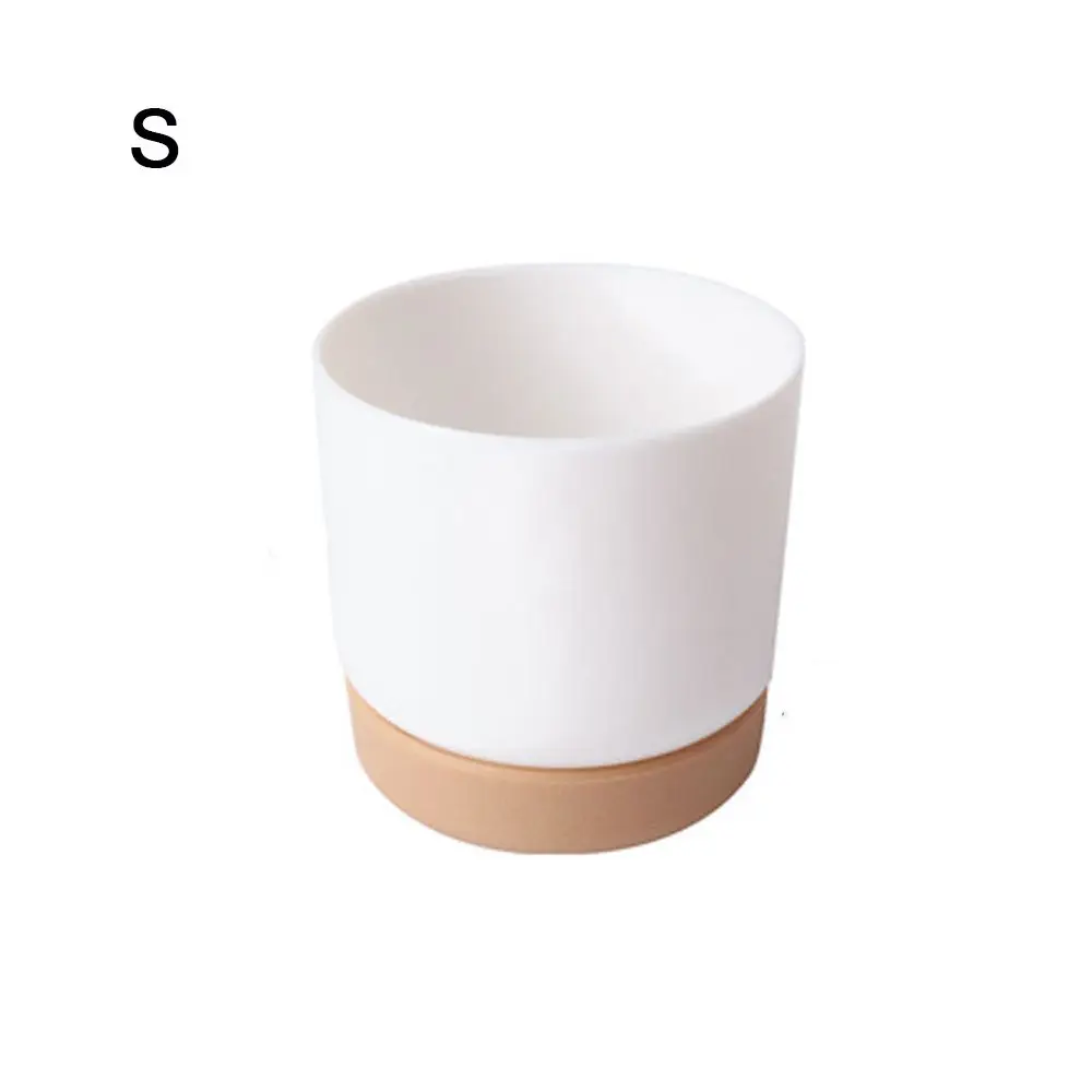 

Двухслойный пластиковый цветочный горшок для суккулентов