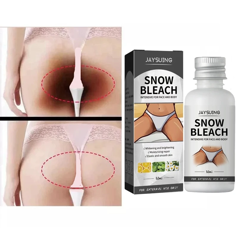 

Vitamin C Body Whitening Snow Bleaching Cream Fast Brighten Private Parts Knee Armpit Inner Thigh Fade Melanin for Intimate Area