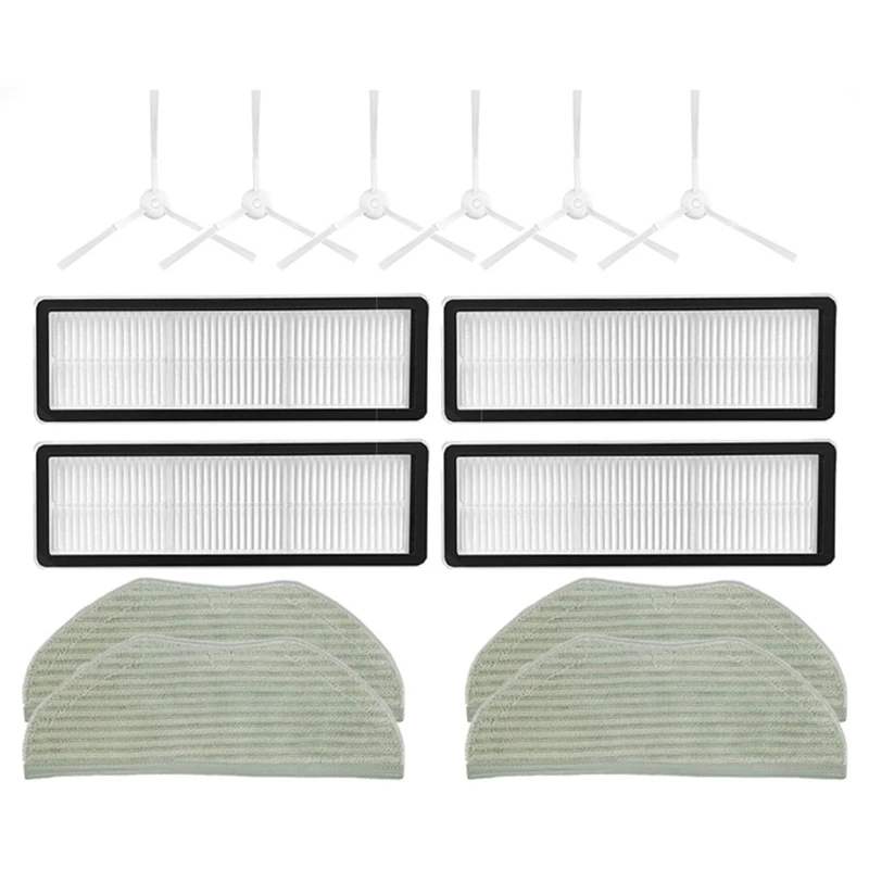 

Side Brush Filter And Mop Cloth Replacement Accessories For Xiaomi Mijia Anti-Winding STFCR01SZ Robotic Vacuum Cleaner