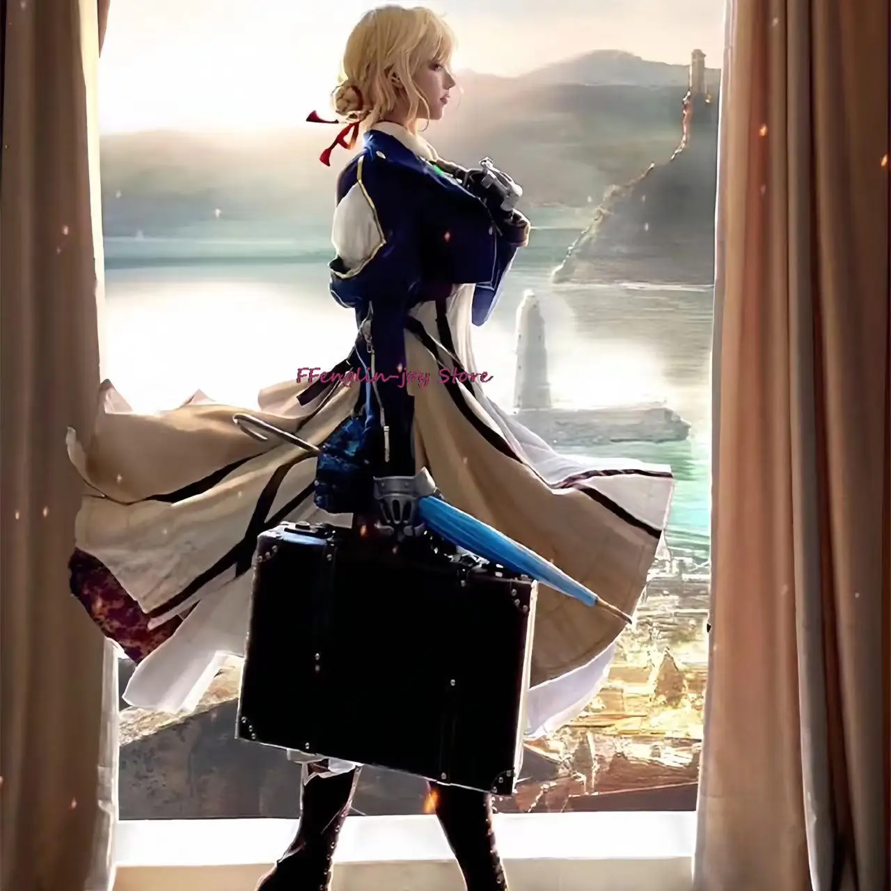 

Аниме фиолетовый костюм для косплея эверсада платье принцессы горничной аниме фиолетовый костюм эверсада для женщин размер XS-3XL на Хэллоуин