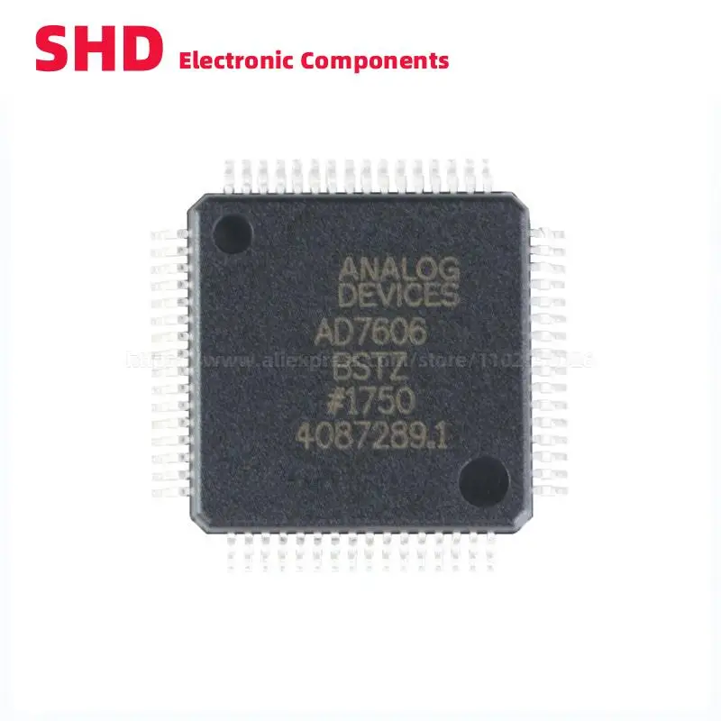 AD7606BSTZ AD7606BST AD7606 LQFP-64 аналогово-цифровые конвертеры-ADC симуляция Sampliing биполярный 16-битный IC QFP