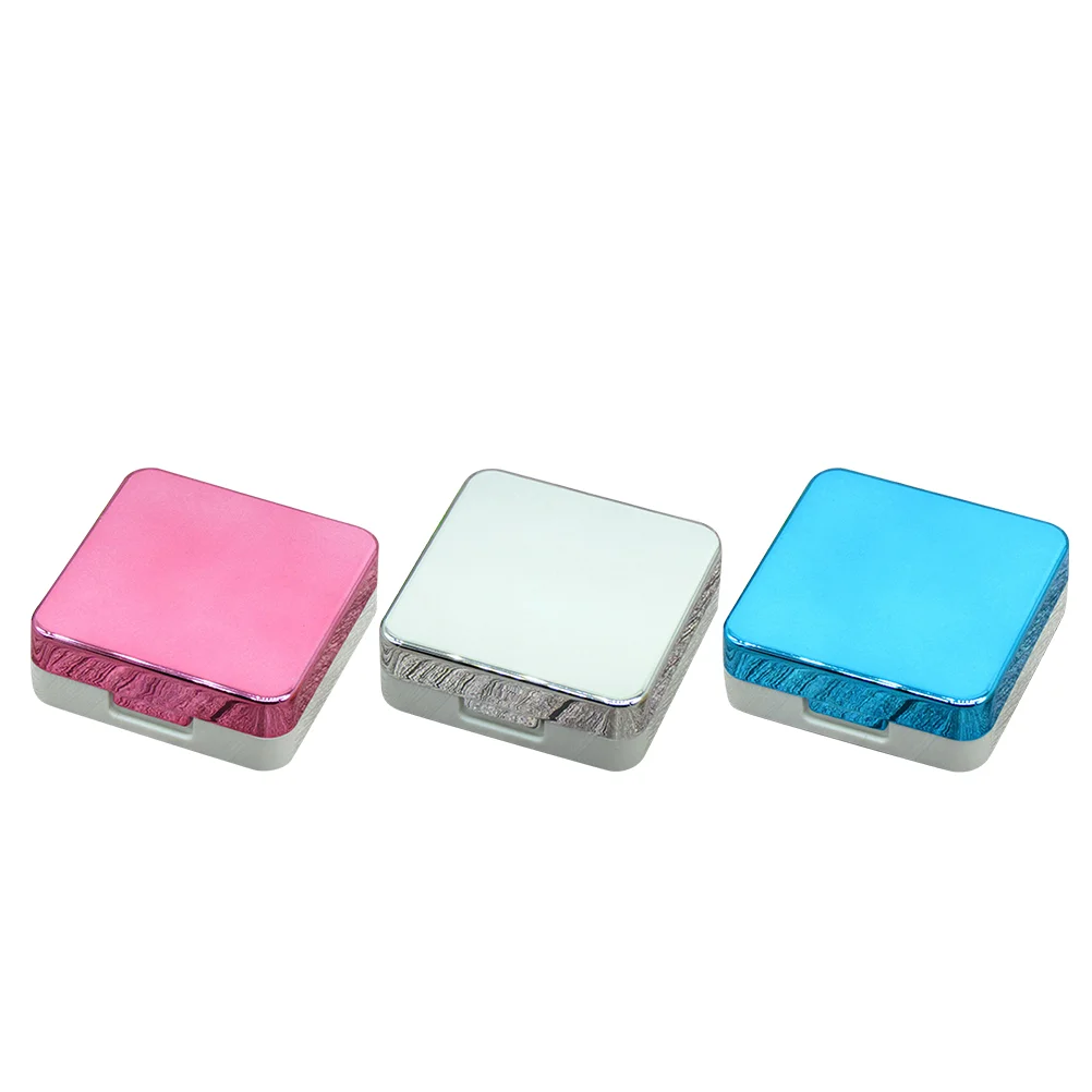 

3Pcs Lens Cases Square Storage Care Box Creative Lenses Holder for Students Girls