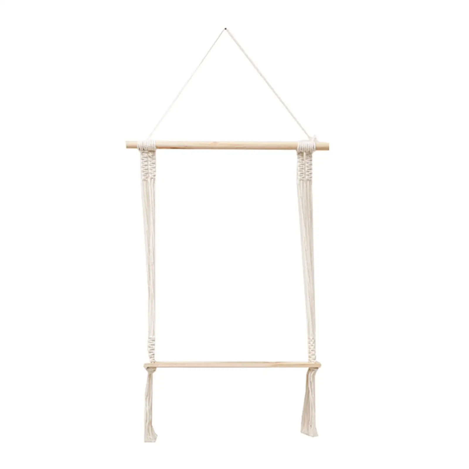 Настенная вешалка для растений в стиле макраме