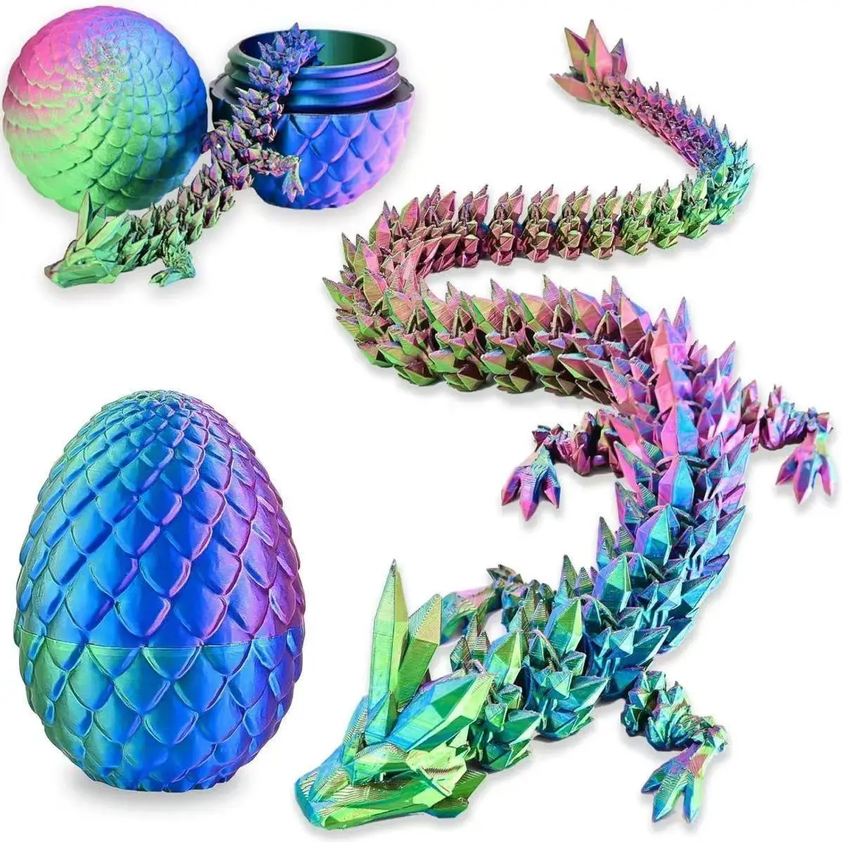 

Декоративный 3D-дракон из пластика