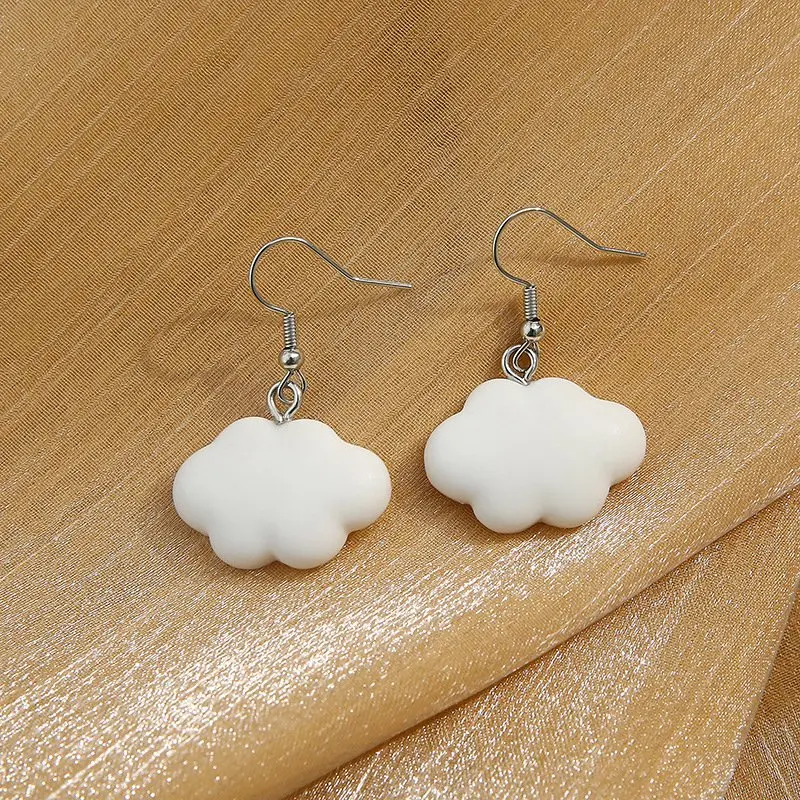 серьги облачка. серьги облака. серьги облачка. сережки в виде облачков. Shein серёжки облака.