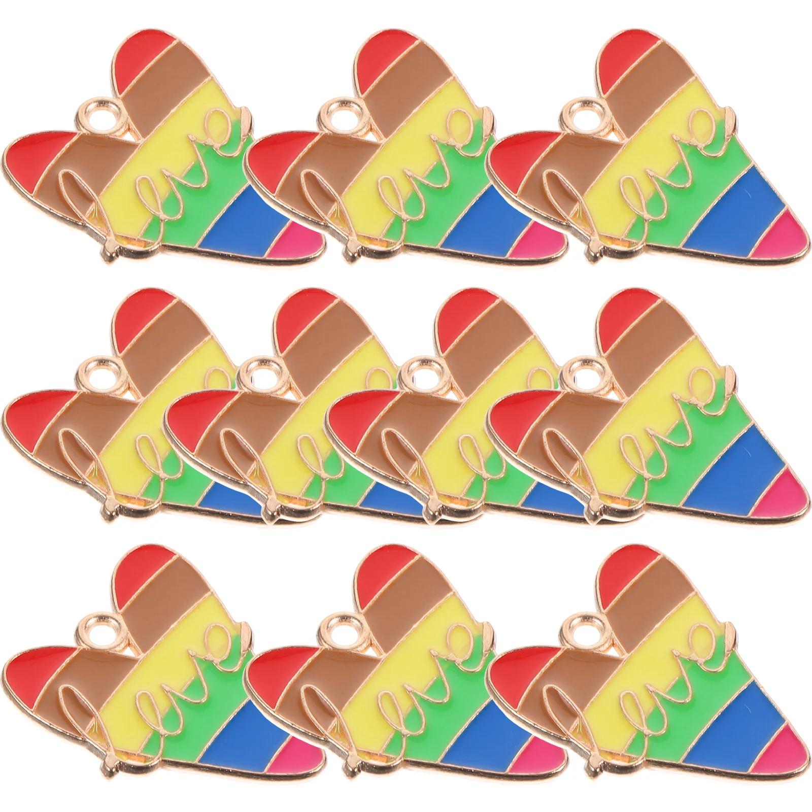 

10 шт., подвески для браслета