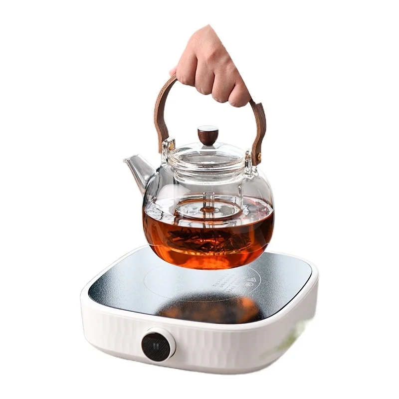 

Caydanlik Health Kettle Cooking Appliance Office Stove Pot with Warmer Set Maker Small Heater on Desk Cooker Electric Teapot