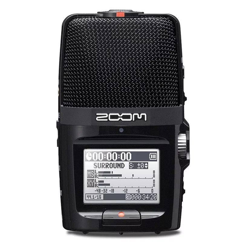 

2023New Promotion Zoom H2n портативный цифровой аудио флэш-рекордер удобный записывающий авторучка с микрофоном MS