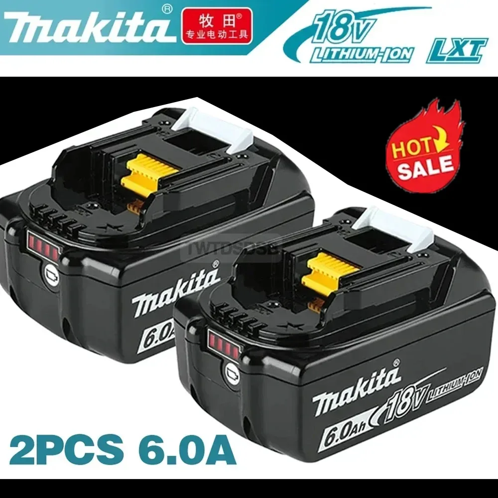 100% оригинальная батарея Makita 9Ah/6Ah/5Ah для 18 В BL1850 BL1860B BL1860 BL1840B BL1830B BL1830 сменная