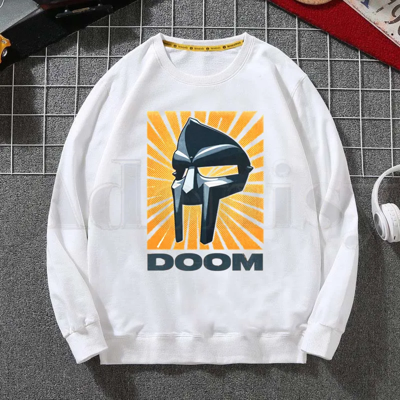 Толстовка мужская с круглым вырезом Модный свитшот мультяшным принтом в стиле