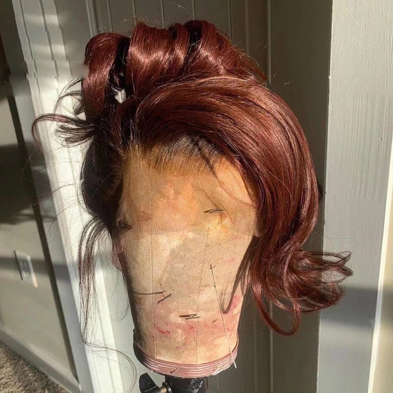 

Парик для косплея, 26 дюймов, 180% плотности, длинный, оранжевый, коричневый