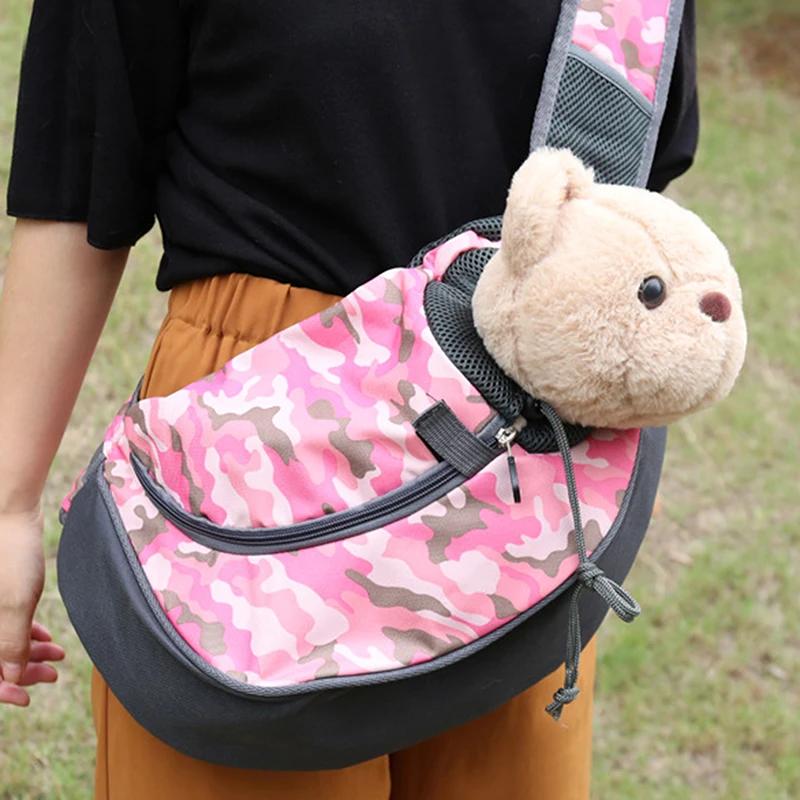 

Pet Puppy Cat Carrier S/L Outdoor Travel Dog Shoulder Bag Mesh Oxford Single Comfort Sling Handbag Tote Pouch New