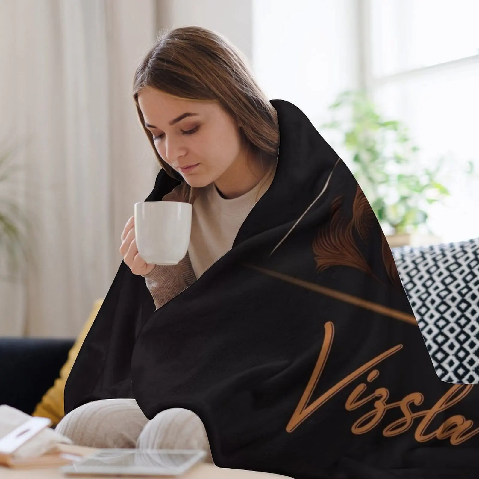 Vizsla портретное одеяло одеяла и декоративные для дивана рождественские украшения