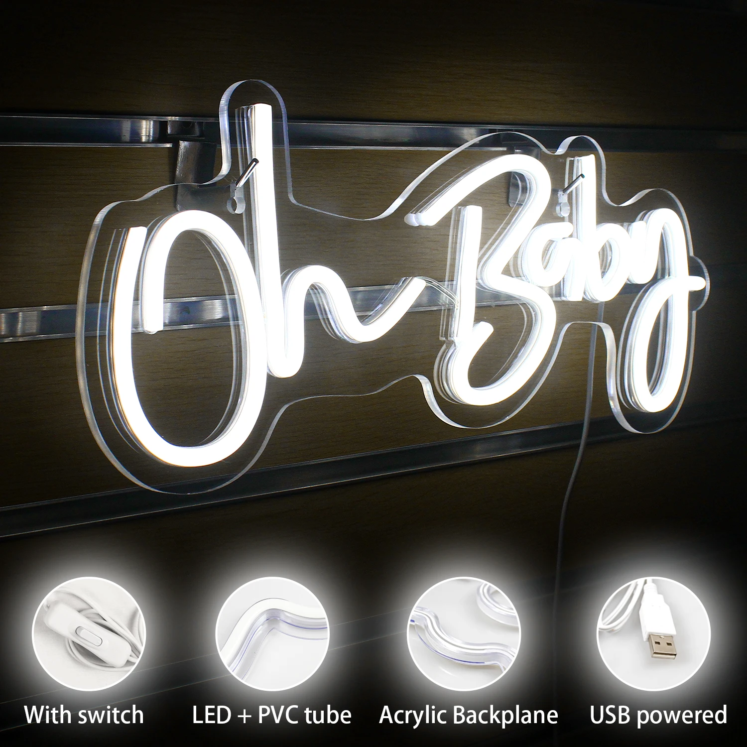 Неоновая вывеска украшения для детского дня рождения Свадебный декор реквизит